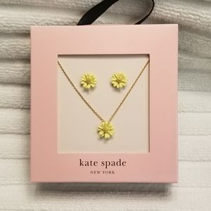 Kate Spade Into the Bloom Necklace & Earring Set